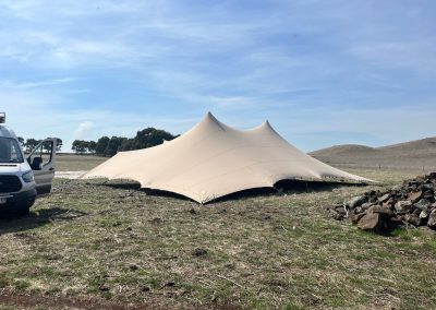 stretched tent event hire