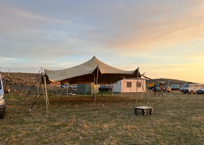 stretched tent event hire